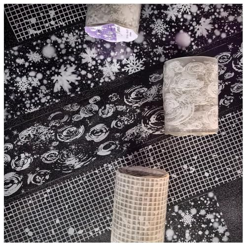 Ta Merry 3 Rolls scrapbook klistermärken tillbehör för bullet journal