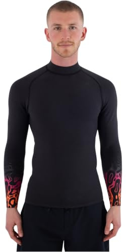 Hurley Chaqueta de neopreno Air de 1/1 mm Bubble Degrade para hombre, color negro