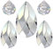 Kristallset 5 TLG. 'Mandel' 20-50mm Crystal 30% PbO ~ Feng Shui Suncatcher Regenbogenkristall