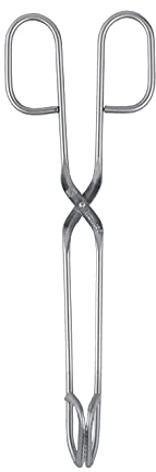 triangle 50 470 24 01 Küchenzange 24 cm Grillzange professionelle Qualität für die Gastromomie aus dickem Edelstahl stabile Würstchenzange