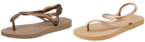 Havaianas, Women's, Luna, Beach Sandals, Rose Gold/Rose Gold, 7.5/8 UK, Women's, Flash Urban, Beach Sandals, Rose Gold, 7.5/8 UK