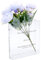 Book Vase,Klar Acryl Buch Arrangement Vase,Tulpenvase,Klare Buchvase Klare Buchblumenvase,BüCherform Blumenvase Minimalistische,MittelstüCke Und Heimdekoration