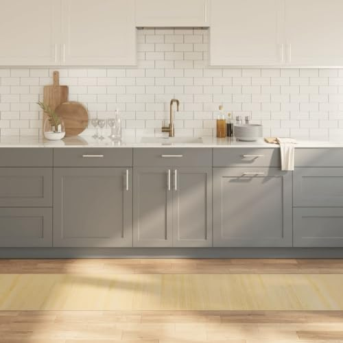Homgoday Tappeto Soggiorno,Tappeto Rettangolare Natura Chiaro 60x300 cm in bambù,Tappeto Cucina per Passatoia Corridoio, Tappeti Camera da Letto