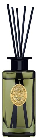 M&SENSE Luxury Large Reed Diffuser 300ml, Lime Basil Scented with Natural Essential Oils, Long Lasting with 7 Sticks, Non-Toxic Home Fragrance for Bedroom, Bathroom Decor, Elegant Glass Bottle