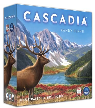 AEG & Flatout Games | Cascadia - Award-Winning Board Game Set in the Pacific Northwest | Easy to Learn | Quick to Play | Ages 10+