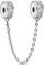 BEEUVIP Damen Clip Sicherheitskette Charm Anhänger für Armband 925 Sterling Silber Geburtsstein Charms Beads passend für Armband