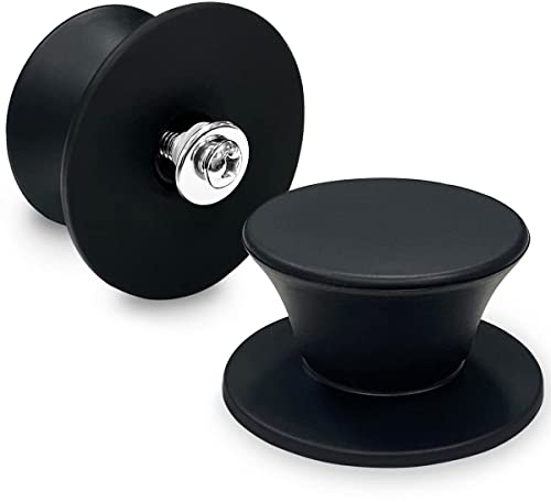 FIBOUND 2 Stück, Topfdeckelgriff, Universal-Ersatz-Knopf für Topfdeckel, Topfdeckel Haltegriffe, Ersatz-Knopf für Topfdeckel, für Topfdeckel, Kasserolle, Pfannen und Küche Kochgeschirr Abdeckungen