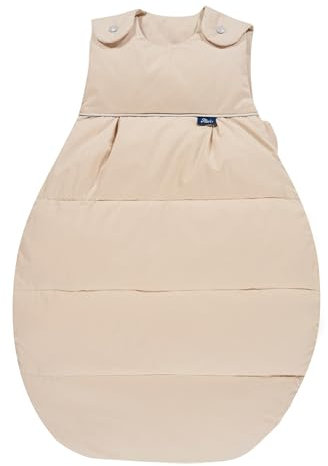 Alvi Baby Daunenschlafsack & Windel Blaubaer | warmer Schlafsack 100% Baumwolle | Kinderschlafsack gefüllt mit hochwertigen Daunen | Winterschlafsack ideal für Herbst & Winter | ab Geburt