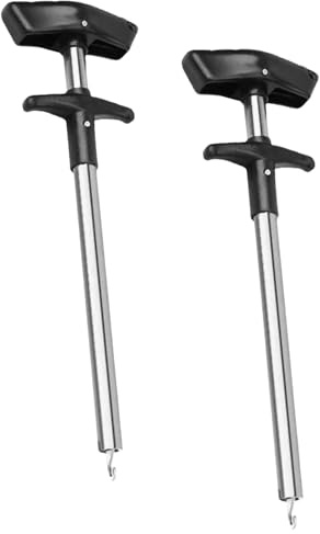 FANSHINUO Lot de 2 séparateurs d'hameçons en aluminium pour retirer les hameçons - Accessoire léger