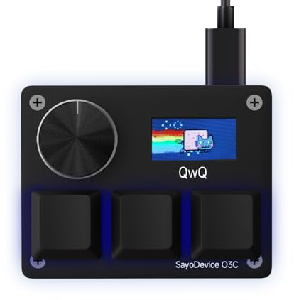 O3C Rapid Trigger-tangentbord Med Hallmagnetbrytare För OSU Geometry Dash | Rytmspel, med knopp och skärm, kopiera och klistra in, shotcut, makro hotswap mini-knappsats magnetiska linjära brytare