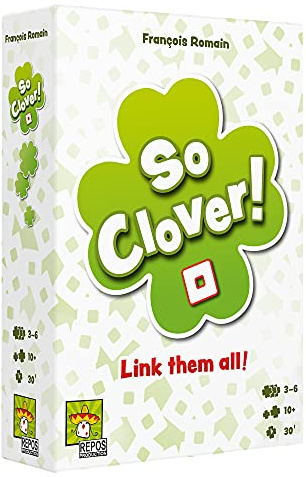Asmodee So Clover! Party Game - Cooperative Word Association Board Game for Ages 10+, 3-6 Players, 30 Min Playtime