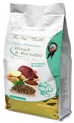 Futter Shuttle Hundefutter Sparpaket Hirsch & Kartoffel (2×10 kg) – Getreidefrei, hypoallergen, für empfindliche Hunde – Premium Trockenfutter mit hohem Fleischanteil