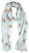 Wrendale Designs by Hannah Dale - Awakening Lightweight Hedgehog Scarf - 70cm by 190cm
