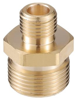 VekAuto Connettore per Idropulitrice, Adattatore Maschio G1/4 a M22x1.5 in Ottone per Tubo a Pressione Universale per Raccordo Rapido in Ottone Tono Rame