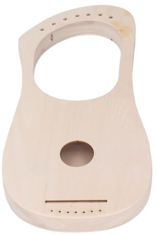 SEAFRONT Lyra-Harfe, 7 Saiten, Harfe, Lindenholz, Instrument, Lyra, DIY-Bastelset mit Stimmschlüssel, Sattelstegstifte