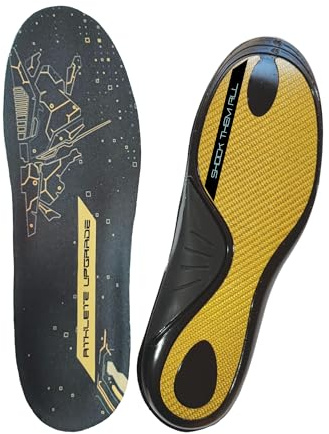Semelles en fibre de carbone - pour chaussures de sport - athlete upgrade® gold edition (paire) Édition limitée (EU 45-46)