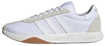 adidas Men's 76/26, White/Crystal White/Gum, 10.5
