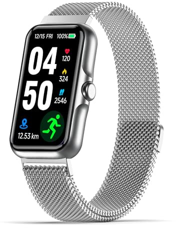 JYUAJOI Fitness Tracker with 24/7 Continuous Heart Rate, Blood Oxygen Monitor, Smart Watch with Sleep Monitor, IP68 Waterproof Activity Tracker Step Counter for Women Men