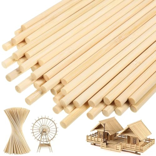 Vylro Bastoncini Legno,30cm×0.3cm Bastoncini per Diffusori
