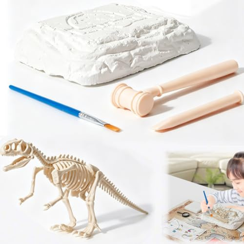 Dinosaur Toys for Boys, Fossil Digging Kit for Kids Dinosaur Egg Toys 3-10 Year Old Boy Gifts Boys Toy Age 3-8 Toy Figure Gifts for 3-11 Year Old, Educational Digging Kit Gift