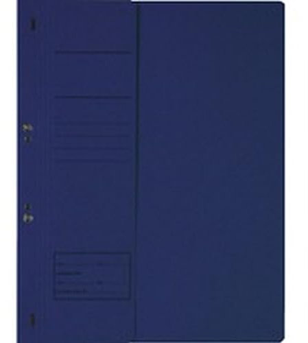 Ösenhefter DIN A4 250g kfm. Heftung Karton halber Vorderdeckel blau (125402650)