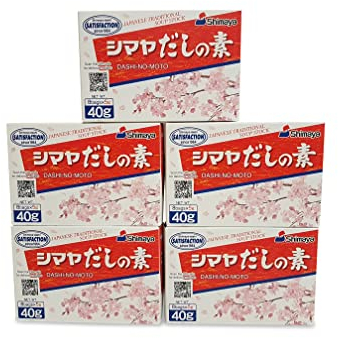 200g Dashi no Moto Shimaya, Dashino Moto Würzpulver für Dashi 5 x 40g Dashipulver, Dashi-Granulat