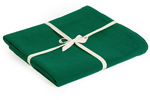 Yoga Studio Ys/Biologique Vert Jade Couverture de Yoga en Coton Bio Mixte, Normal