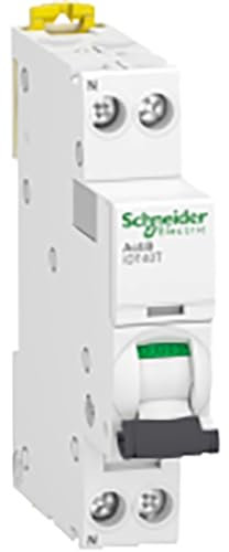 Schneider Electric - Acti9 iDT40T - disjoncteur modulaire - 1P+N - 6A - courbe C - 4500A/6kA - A9P22606