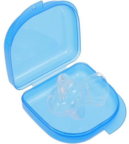 Healvian 4juegos Férulas Antirronquidos Cubierta Lingual Dispositivo Para Detener Ronquidos Solución De Sueño Efectiva y Portátil Diseño Cómodo Para Respiración Nasal