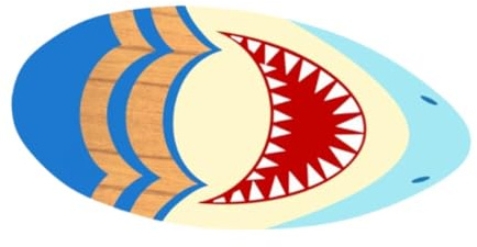 Fenteer Tabla de Skim de Madera para Niños Tabla de Surf Pequeña Juguete Acuático con Acabado Brillante Adecuada para Adolescentes Y Actividades en La Playa