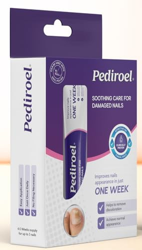PEDIROEL-Nail Fungal Serum– Added Strength Nail Fungus Penetrating Formula – Softens Nourishes & Conditions the Nail, May be used with Nail Polish –No Filing Needed,Works for Yellow Nail
