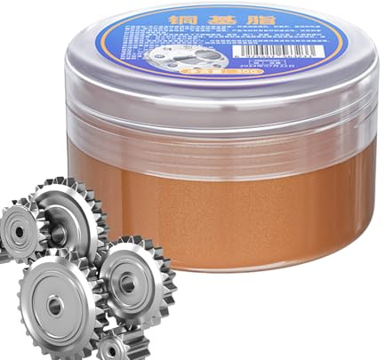 Grasa Antiagarrotamiento De Cobre - Lubricante Resistente Al Agua Para Altas Temperaturas, Compuesto Metálico De Alta Resistencia | Fórmula De Pasta De Cobre Resistente A La Corrosión, Protección
