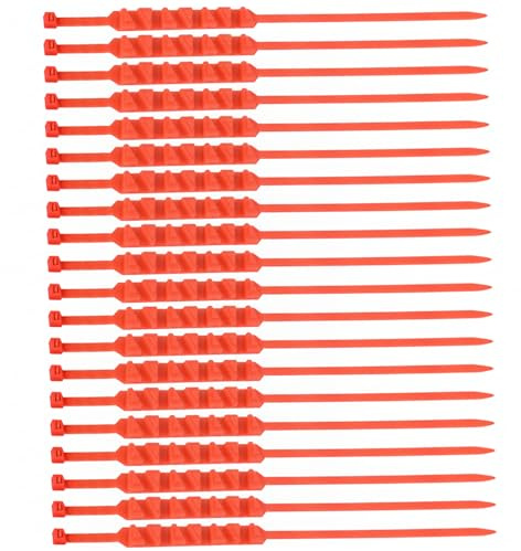 20PCS Cadenas para neumáticos de nieve Correas antideslizantes para neumáticos de nieve de emergencia Cadenas de plástico antideslizantes con cremallera para conducir en invierno Carreteras emba
