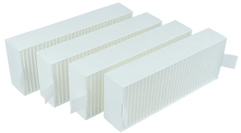 vhbw 4x filtro compatibile con Siemens ED851FQ15E/01, ED811FQ15E/20, ED811FQ15E/03, ED811FQ15E/02 cappa aspirante da piano cottura, carta filtrante