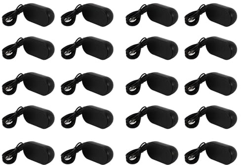 UDSKNV[KSL 20X Altoparlante Portatile Altoparlante Portatile Altoparlante Multimediale Stereo Alimentato per Notebook PC Portatile (Nero)