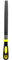 QWORK® Half Round Wood Rasp, 8 Inch T12 Alloy Steel Wood File for Woodwork, Metal, Leather, Steel, and Plastic