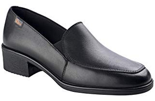 DIAN - RELAX Zapato de Uniforme Con cierres Elásticos - Negro (numeric_39)