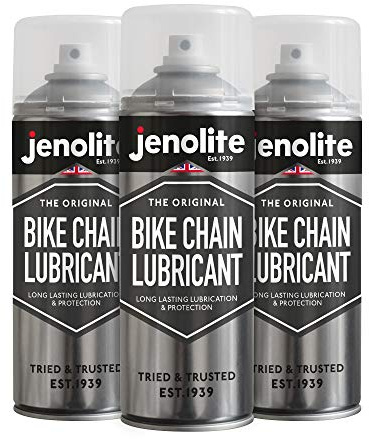 3 x cykelkedja, smörjmedel, aerosol, 3 x 400 ml