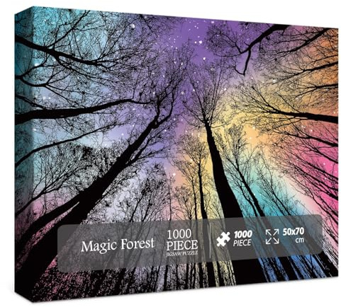 Puzzle impossibili e difficili per adulti da 1000 pezzi, puzzle impegnativi e difficili per adulti, puzzle a gradiente colorato per adulti