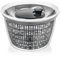 BH | 5 litres Salad Spinner & Locking Lid | Grey | Premium Quality | Professional | BPA Free and Dishwasher Safe - Pack of 1 - by Best House
