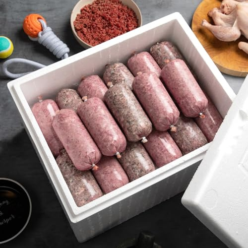 Food for Paws Raw Dog Food | Frozen Chicken Mince - 4.5kg (9×500g) - High-Protein, Natural & Grain-Free Meal for Puppy & Dogs - Complete Dog Meal