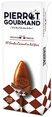 ETUI 10 SUCETTES CARAMEL AU LAIT FRAIS Pierrot gourmand (12)