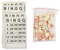 Bingo Brettspiel, Klassische Bingo Karten, Vintage Holz Bingo Spiel Kit, mit 40 Bingo-Zahlenkarten und 75 Schach, für Familie, Freunde und große Gruppenspiele(Holz-Bingo-Spiel-Set)