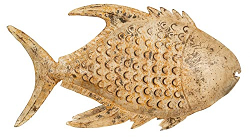 Biscottini Antique Wrought Iron Candelabra 70 x 14.5 x 38 cm | Candelabra for Floor and Table | Shabby Candelabra for Indoor and Outdoor | Vintage Home Decor Accessories