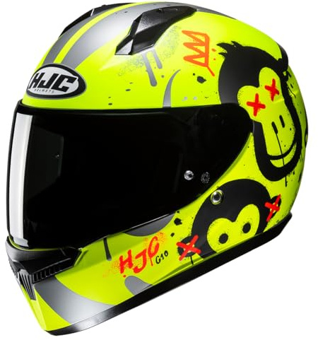 HJC, Casco de moto integral para niños C10 GETI, MC3HSF XXS