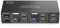 TJCXELE HDMI KVM Switch 2 Monitors 2 Computers 4K60Hz KVM Switch Dual Monitor for Dual Computers share 4 USB USB 3.0 Devices Support Copy & Extend Mode with 12V DC Power Supply & Cable