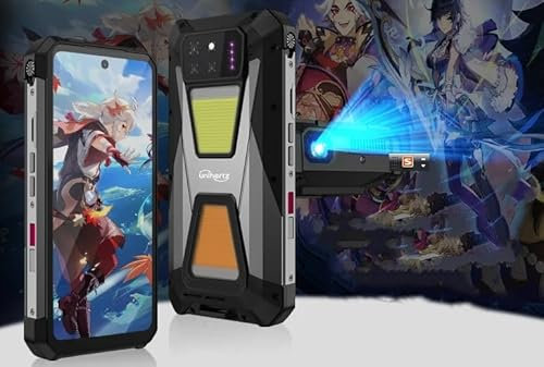 QIEAUY 8849 Tank 3S Rugged Smartphone with Projector 32GB RAM +512GB ROM Dimensity 8200 5G 50MP Main Camrea 64MP Night Vision Dual Sim