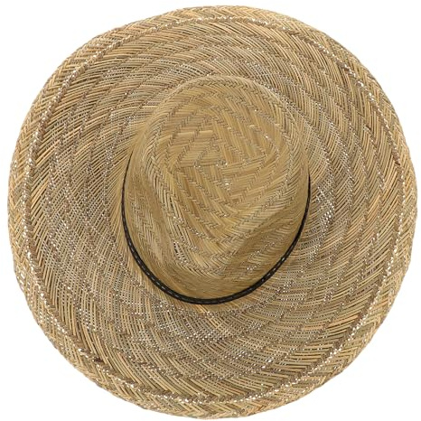 Homoyoyo Parasole Cappelli a Secchiello Paglia Cappello per Uomo Largo Cappello di Moda Cappello da Sole per Gli Uomini Cappello per la Spiaggia Cappello da Spiaggia Cannuccia