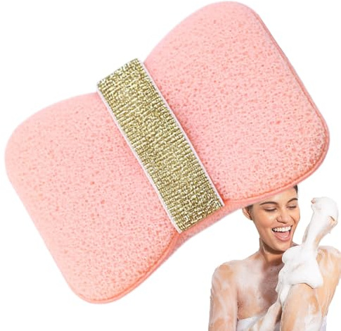 Spugna per il corpo, spugna da bagno in schiuma, spugna da doccia con materiale resistente, per sapone per bagno da viaggio, cura personale, accessorio per la pulizia per adulti