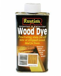 Rustins Interior & Exterior Wood Dye 250ml Antique Pine by Rustins